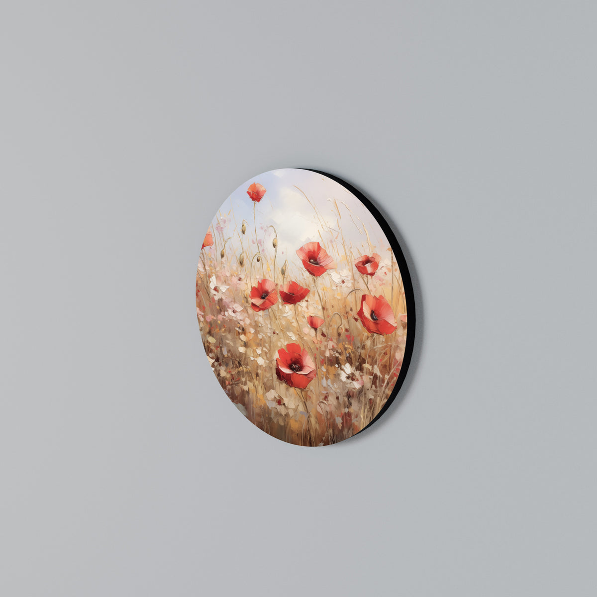 POPPY DREAMSCAPE Arte de Parede Redonda