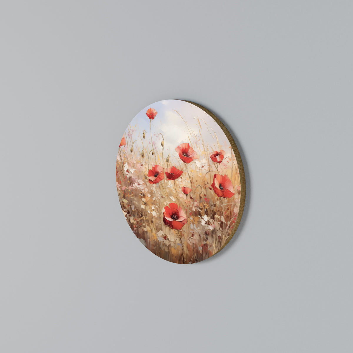 POPPY DREAMSCAPE Arte de Parede Redonda