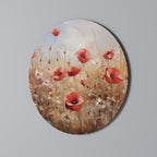POPPY DREAMSCAPE Quadro Redondo Decorativo
