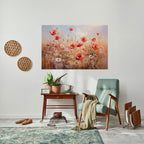 POPPY DREAMSCAPE Poster Horizontal Autocolante