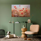 POPPY DREAMSCAPE Poster Horizontal Autocolante