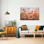 POPPY DREAMSCAPE Poster Horizontal Autocolante
