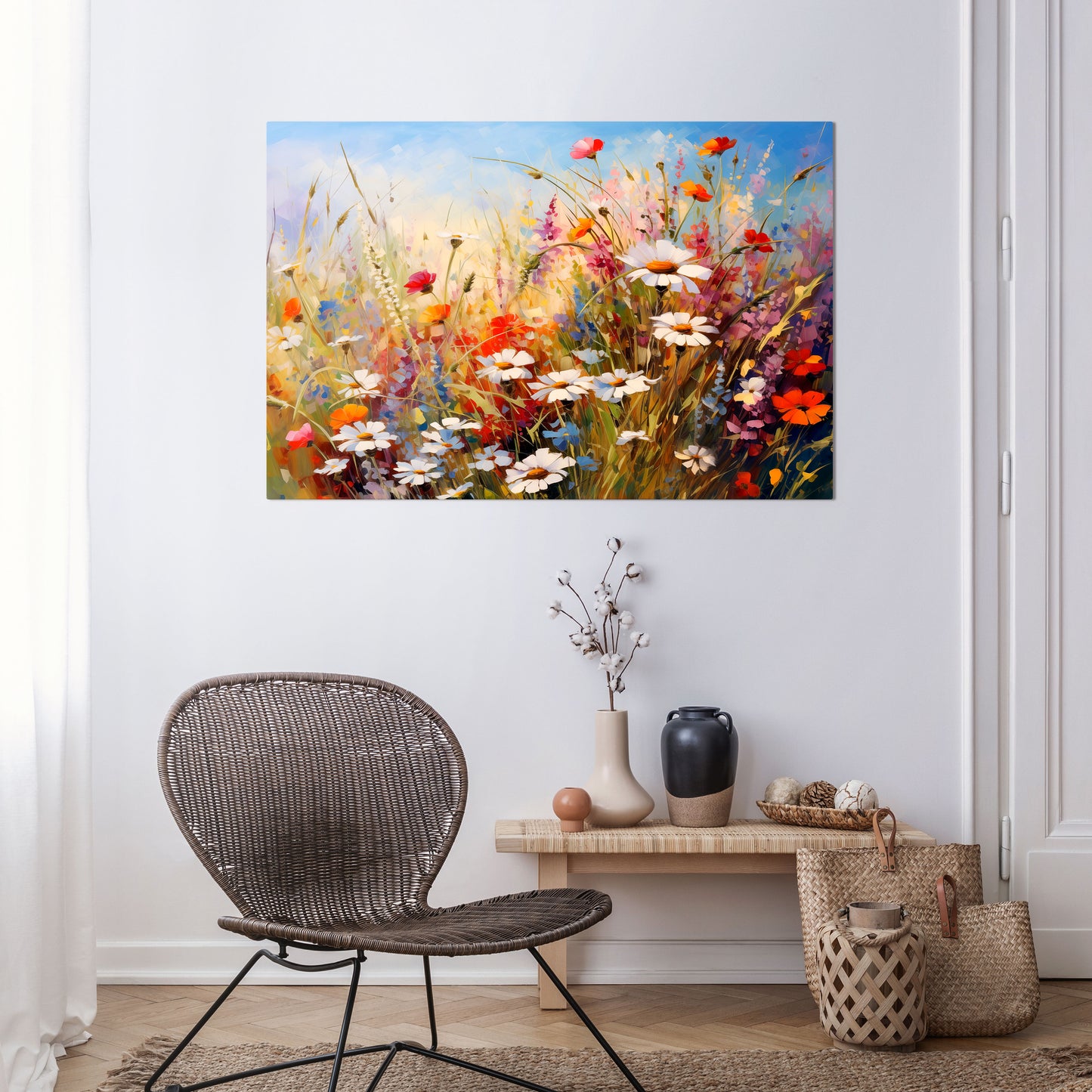 DAISY DAYDREAMS Horizontal Canvas Print