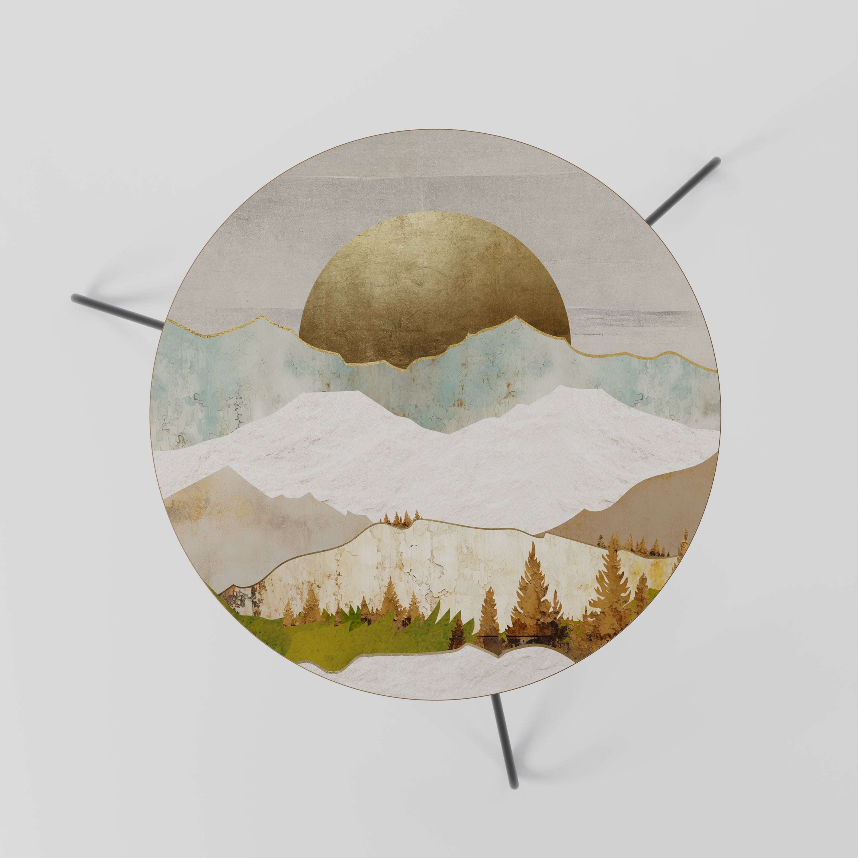 GOLDEN WINTER Mesa de Centro 60