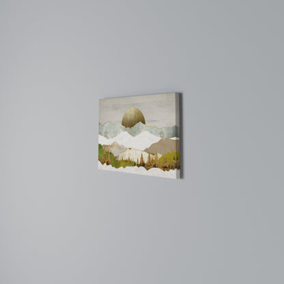 GOLDEN WINTER Horizontal Canvas Print
