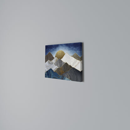 SHEEN OF PEAKS Horizontal Canvas Print