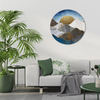 SHEEN OF PEAKS Quadro Redondo Decorativo