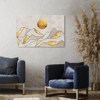 SUNNY BLAZE Horizontal Canvas Print