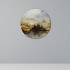 AUTUMN AURA Round Wall Art