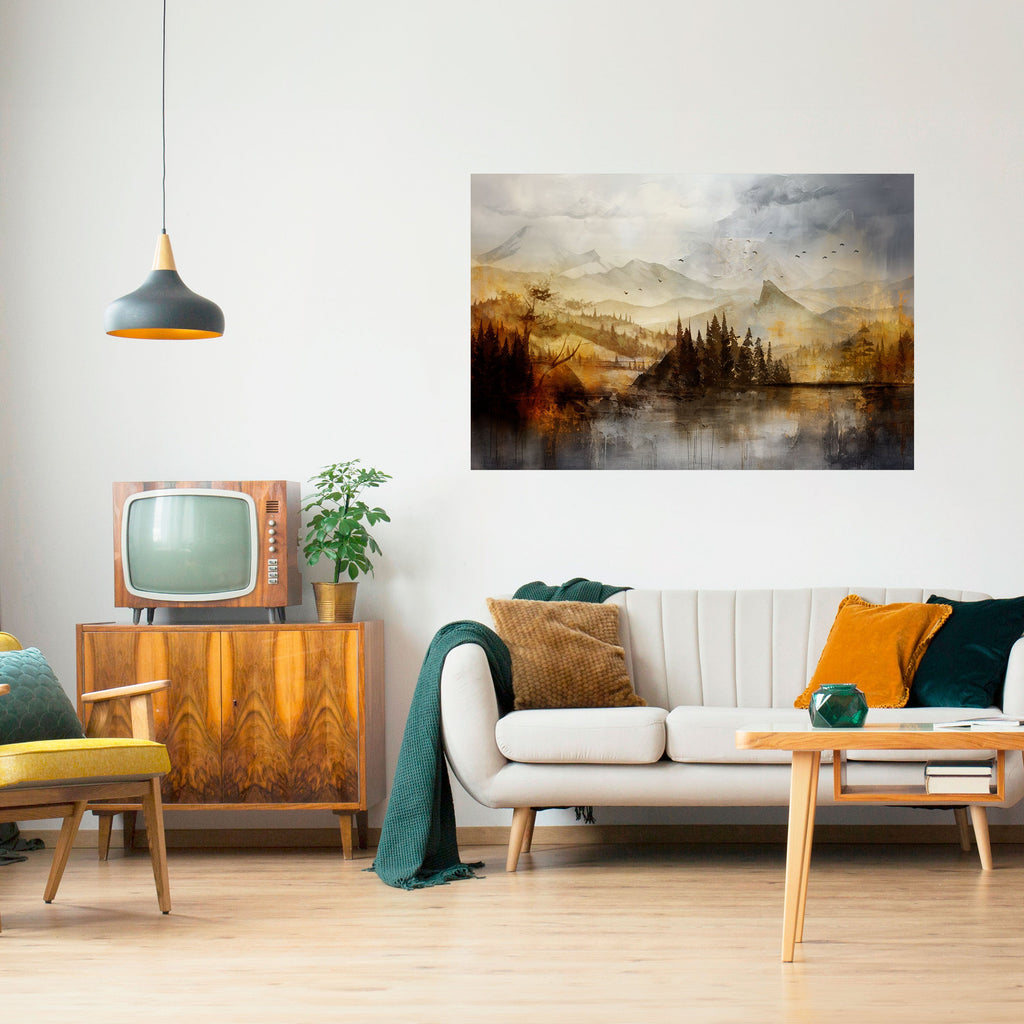 AUTUMN AURA Peel and Stick Horizontal Poster