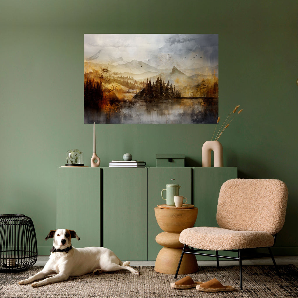 AUTUMN AURA Peel and Stick Horizontal Poster