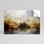 AUTUMN AURA Peel and Stick Horizontal Poster