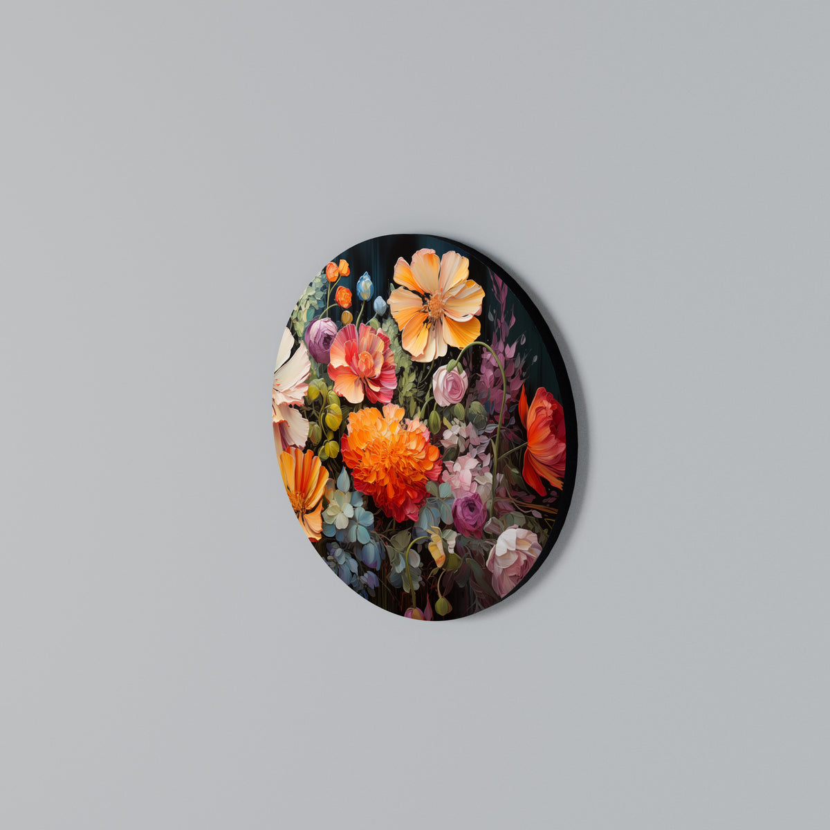 BLOOMING WILDERNESS Arte de Parede Redonda