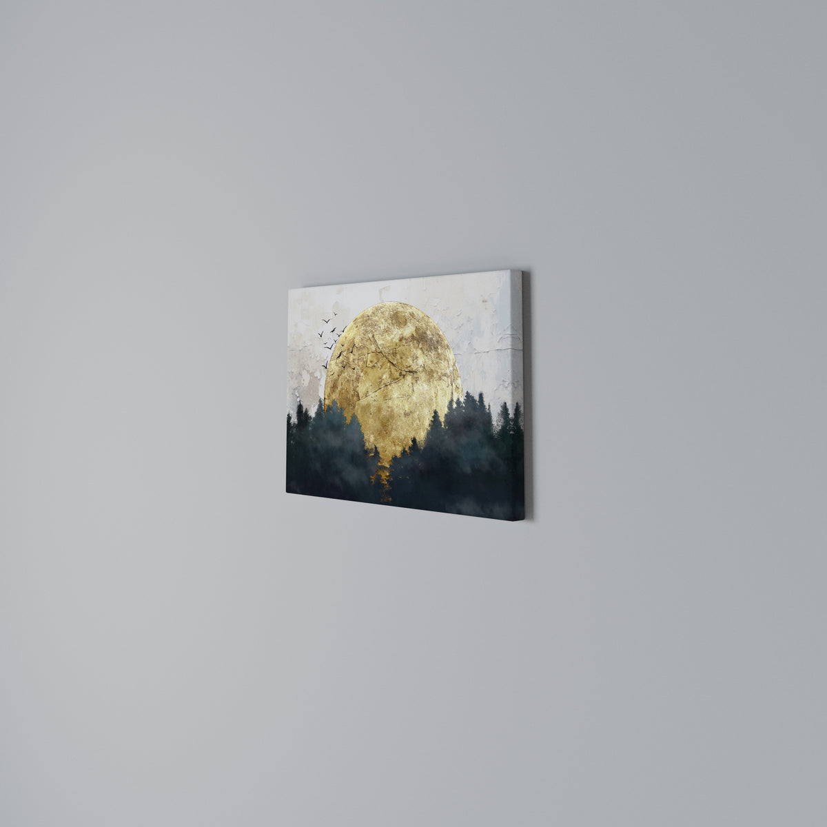 RISING MOON Horizontal Canvas Print