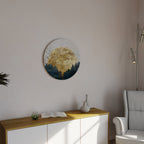 RISING MOON Quadro Redondo Decorativo