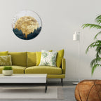 RISING MOON Quadro Redondo Decorativo