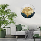 RISING MOON Quadro Redondo Decorativo