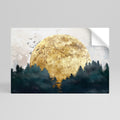RISING MOON Póster Autocolante Horizontal
