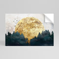 RISING MOON Peel and Stick Horizontal Poster
