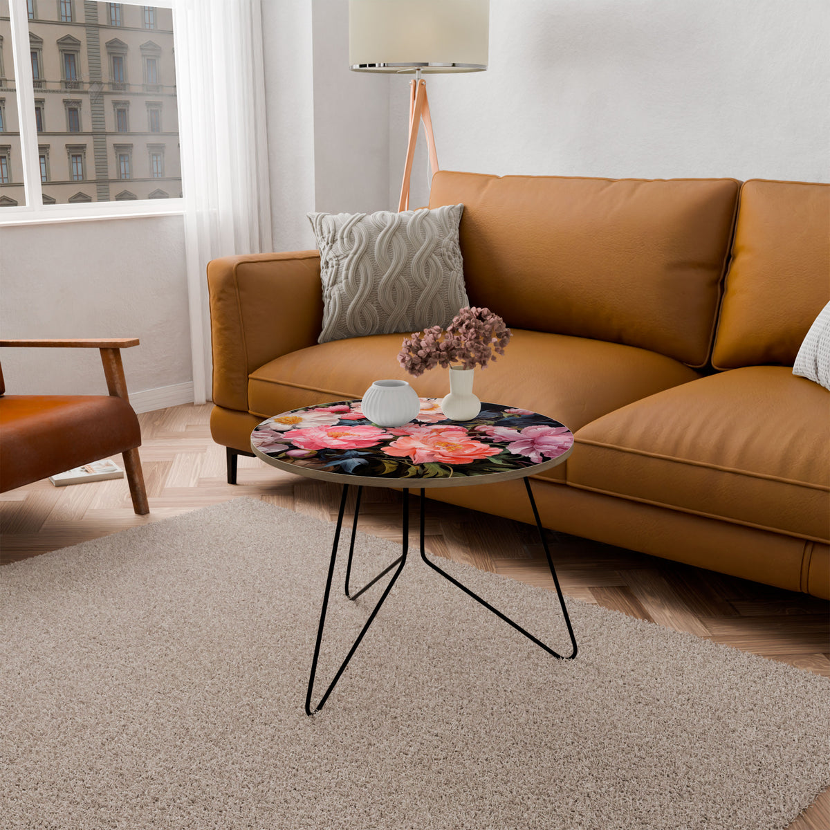 PEONIES BLOSSOM Coffee Table