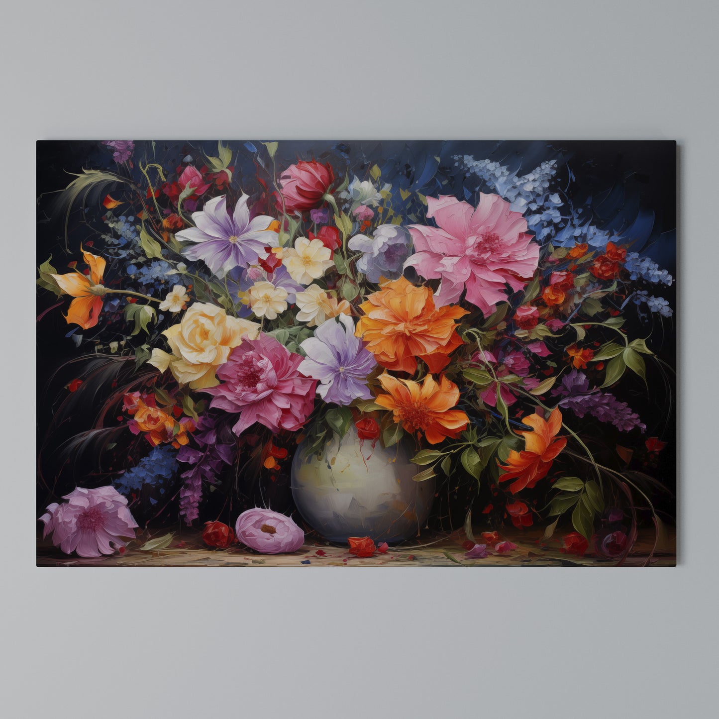 EUPHORIC BOUQUET Horizontal Canvas Print