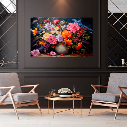 EUPHORIC BOUQUET Horizontal Canvas Print