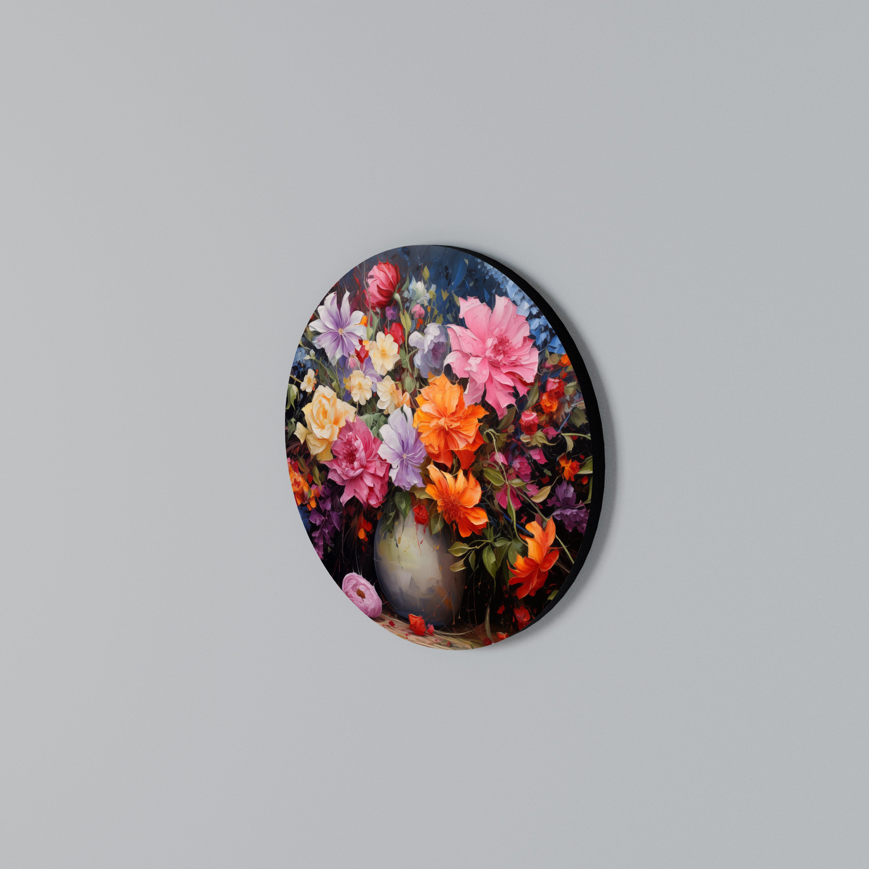 EUPHORIC BOUQUET Arte de Parede Redonda