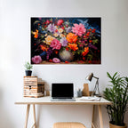 EUPHORIC BOUQUET Peel and Stick Horizontal Poster