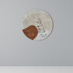 SINGLE SPRIG Quadro Redondo Decorativo