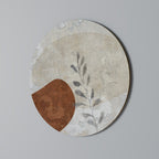 SINGLE SPRIG Quadro Redondo Decorativo