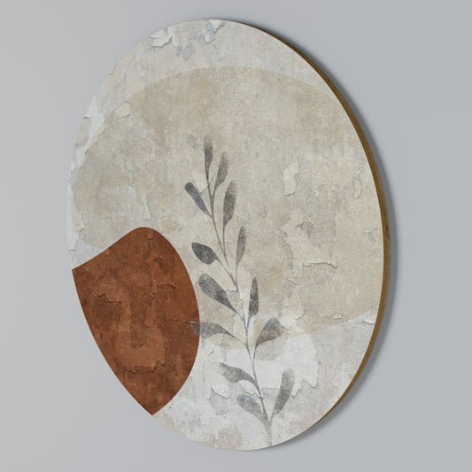 SINGLE SPRIG Round Wall Art