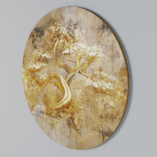 TREE OF WHISPERS Round Wall Art