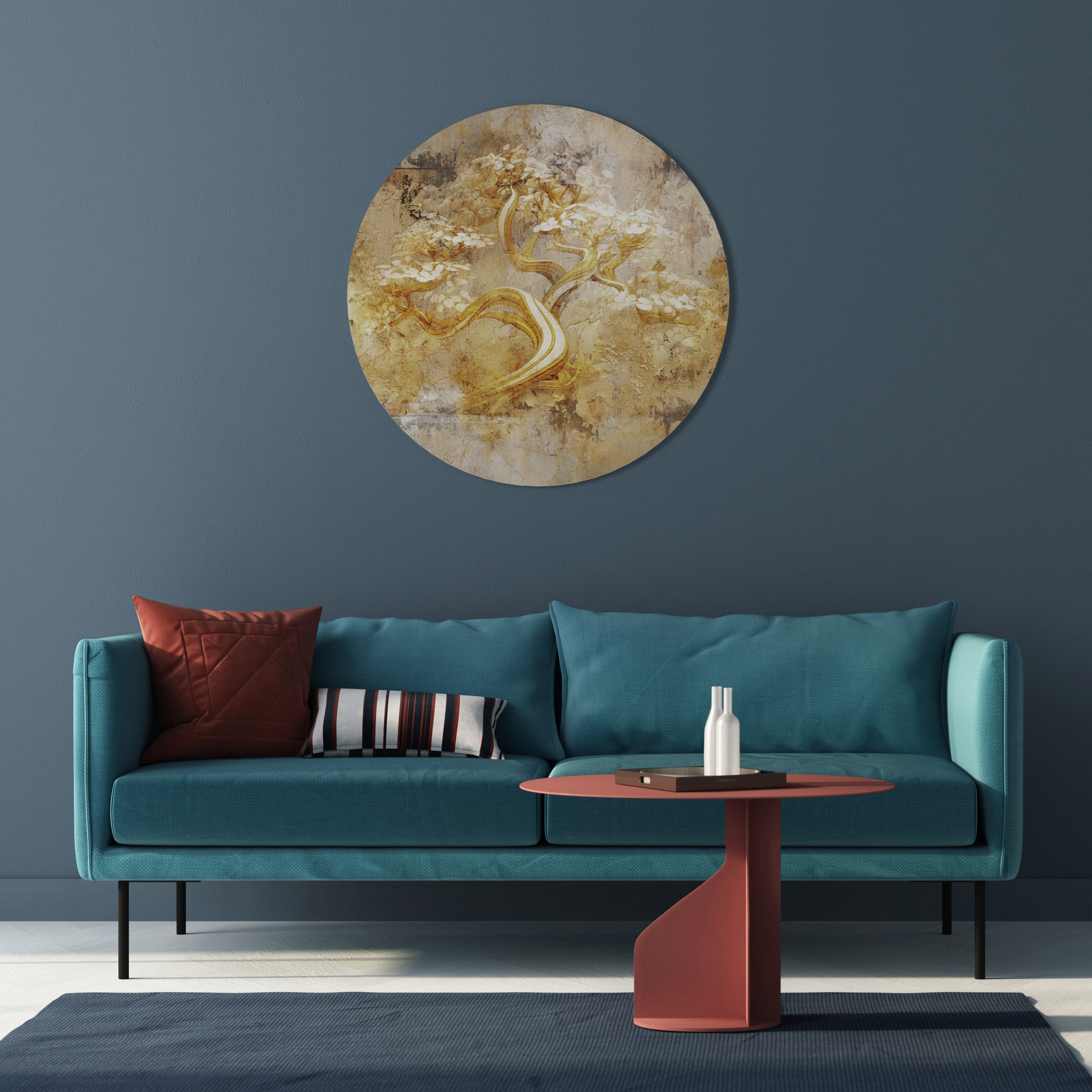 TREE OF WHISPERS Round Wall Art