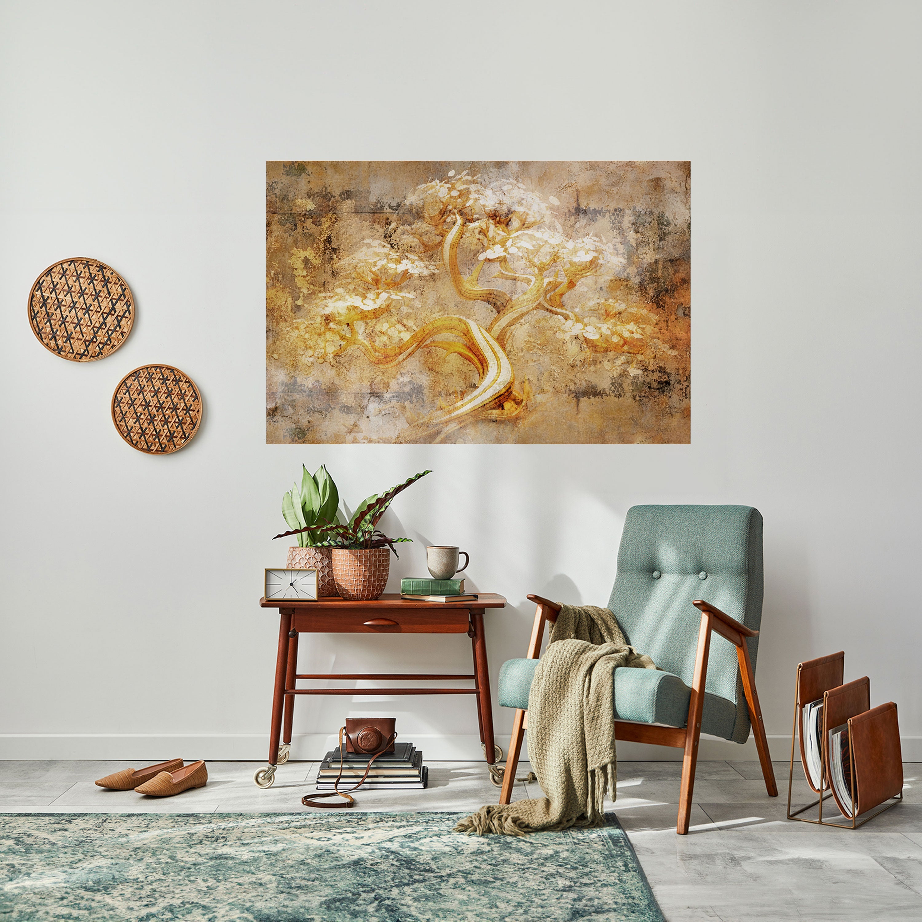 TREE OF WHISPERS Peel and Stick Horizontal Poster