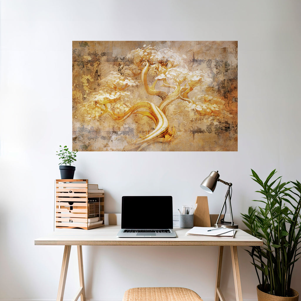 TREE OF WHISPERS Peel and Stick Horizontal Poster