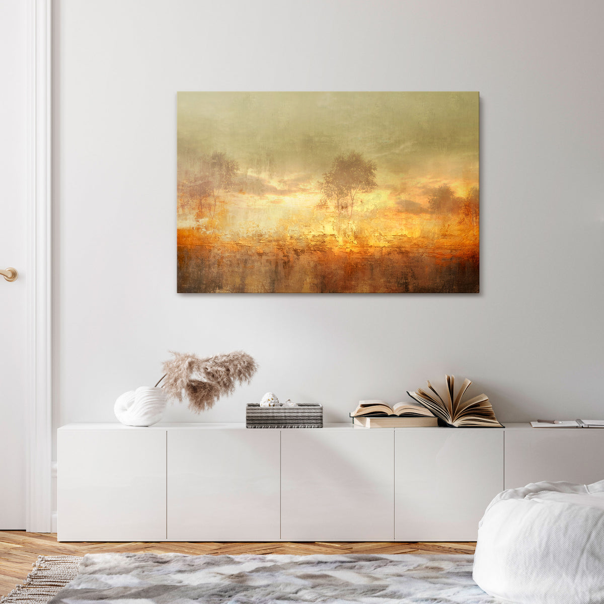 AMBER DREAMSCAPE Horizontal Canvas Print