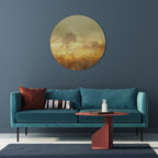 AMBER DREAMSCAPE Round Wall Art