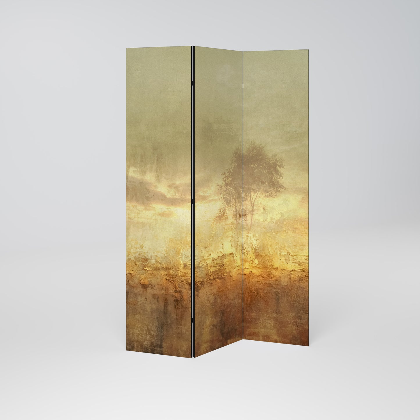 AMBER DREAMSCAPE Biombo de 3 Painéis