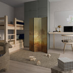 AMBER DREAMSCAPE Biombo Decorativo de 3 Painéis