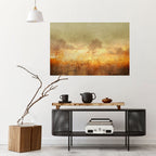 AMBER DREAMSCAPE Poster Horizontal Autocolante