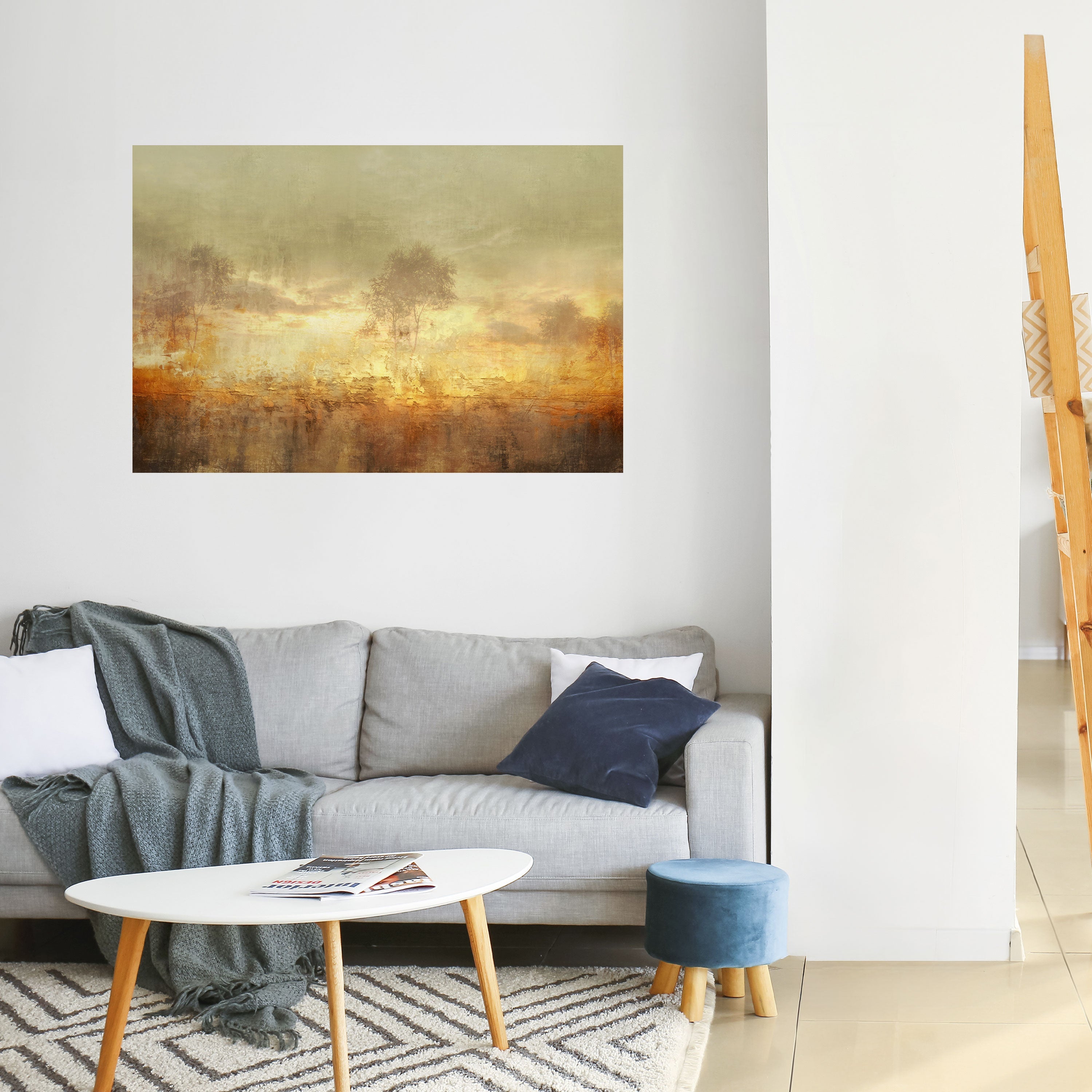 AMBER DREAMSCAPE Poster Horizontal Autocolante