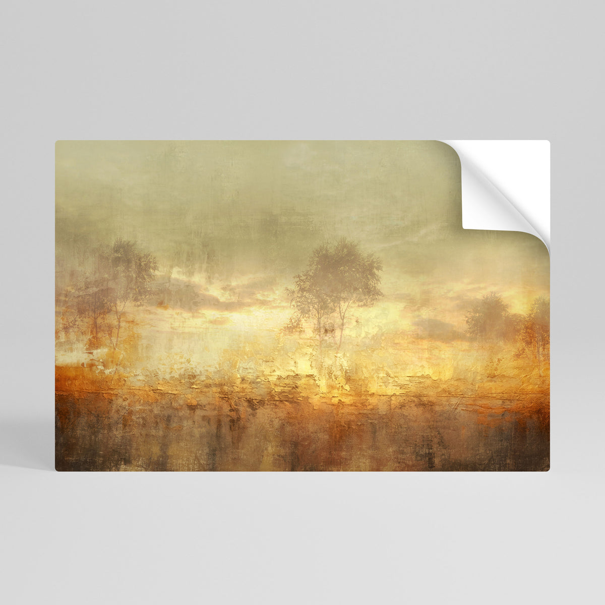 AMBER DREAMSCAPE Póster Autocolante Horizontal