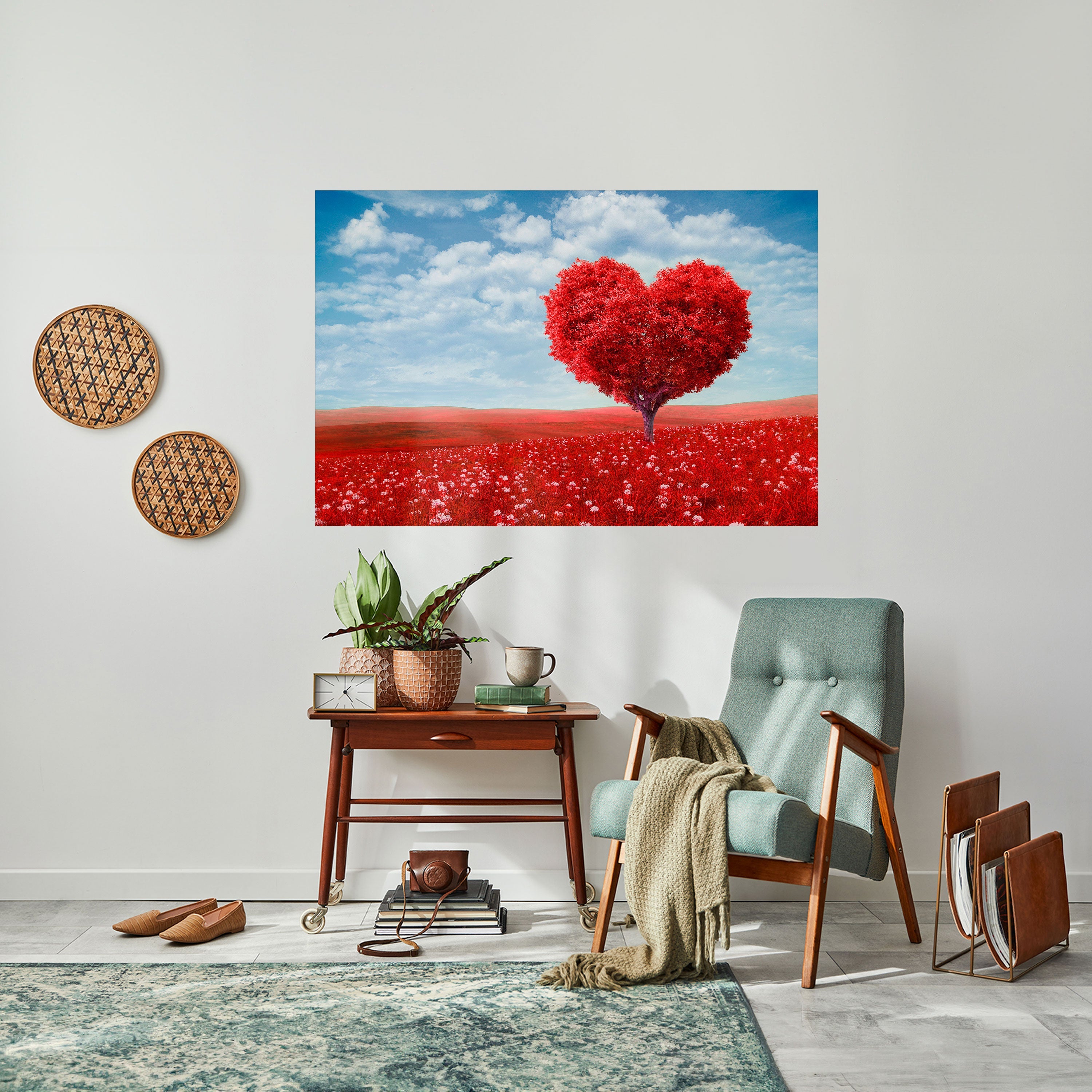 LOVE’S EMBRACE Poster Horizontal Autocolante