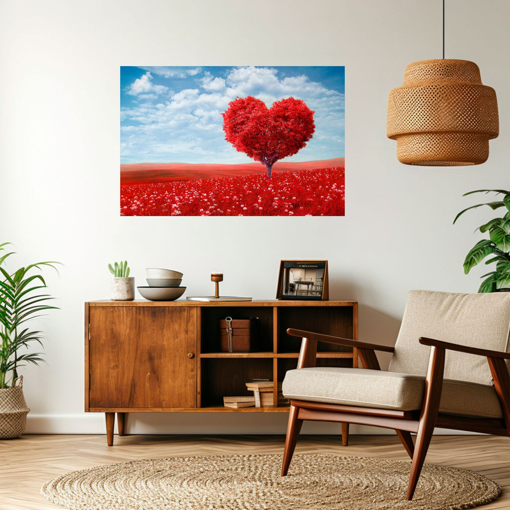 LOVE’S EMBRACE Poster Horizontal Autocolante