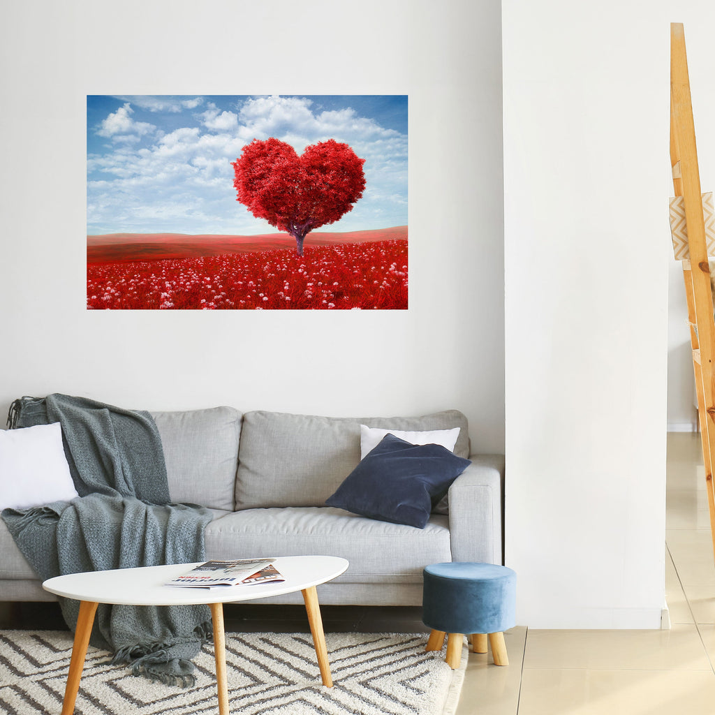 LOVE’S EMBRACE Poster Horizontal Autocolante