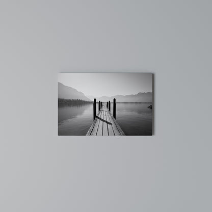 WALK INTO THE DEEP Horizontal Canvas Print