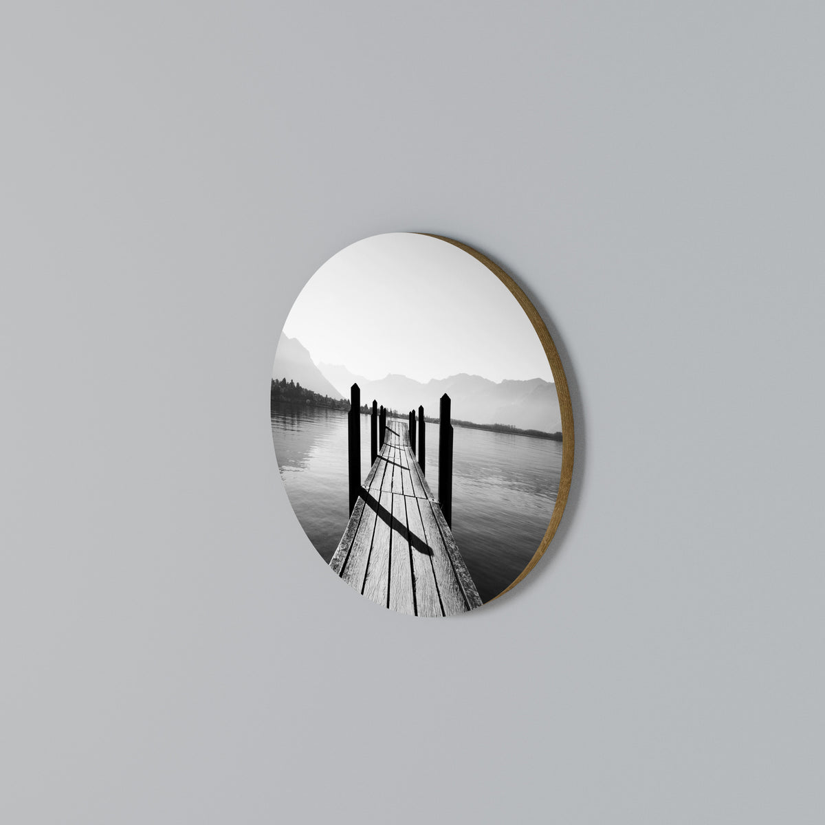 WALK INTO THE DEEP Arte de Parede Redonda