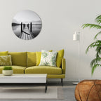 WALK INTO THE DEEP Quadro Redondo Decorativo