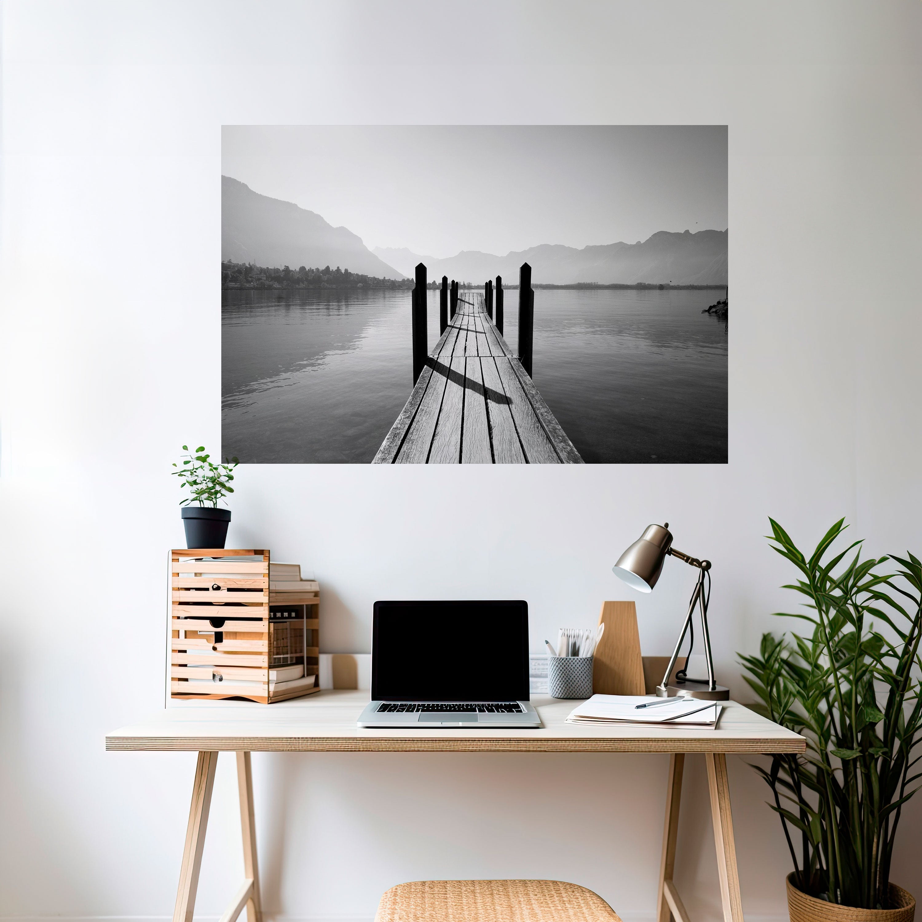 WALK INTO THE DEEP Peel and Stick Horizontal Poster