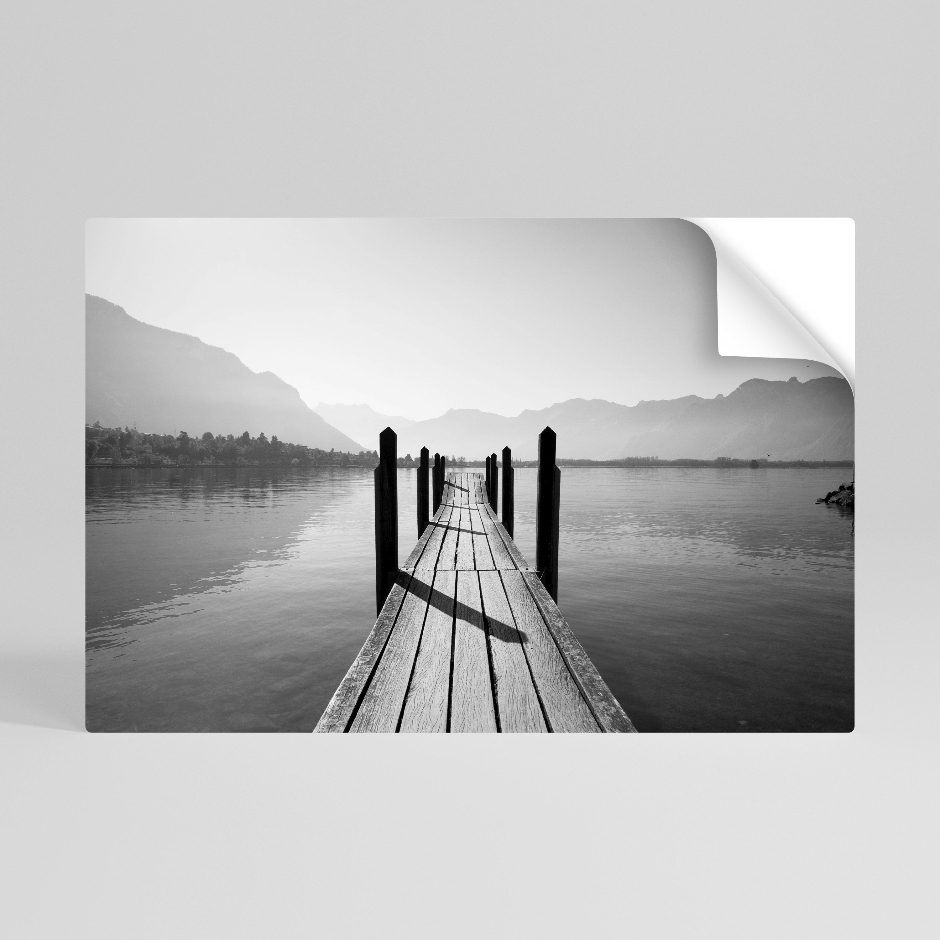 WALK INTO THE DEEP Poster Horizontal Autocolante